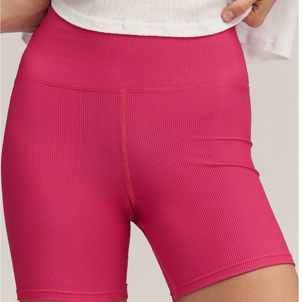 Beach Riot Fuchsia Bike Shorts